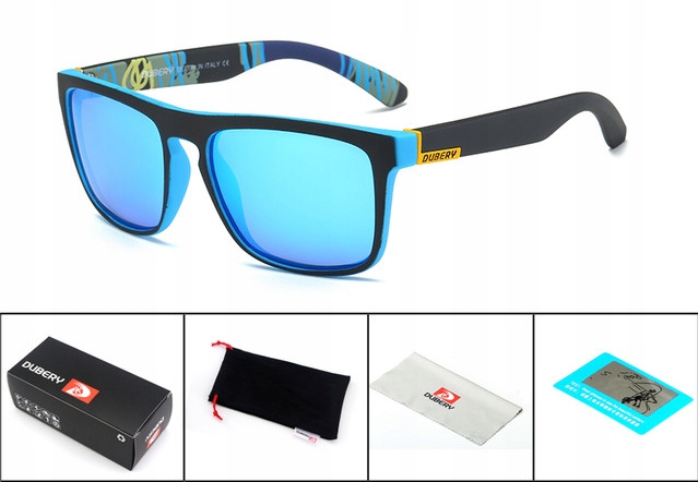 

okulary przeciwsłoneczne Dubery UV400 nerdy blue