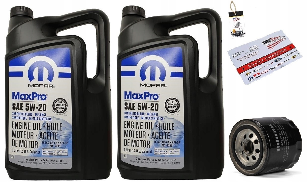 MOPAR 5W20 10L+ FILTR SRT 5038041AA + GRATISY