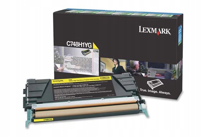 Originálny toner Yellow Lexmark C748 (C748H1YG)