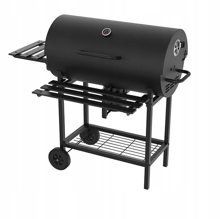 Uzamykatelný gril na uhlí s teploměrem Bdmu Garden&Grill