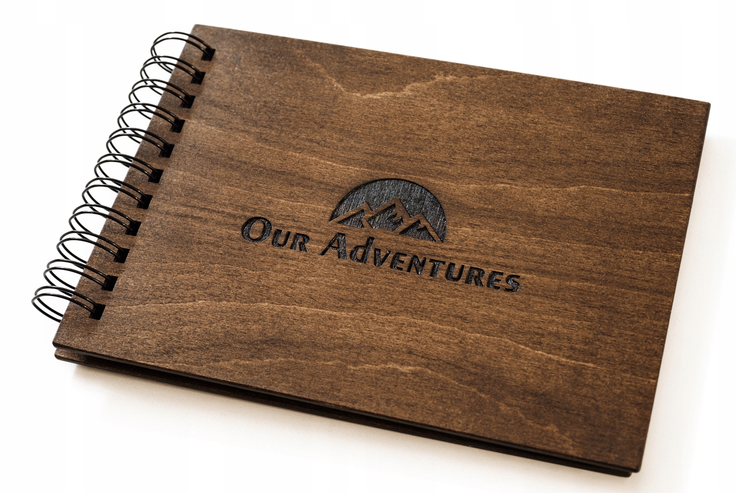 

Album drewniany podróże Premium Our Adventures