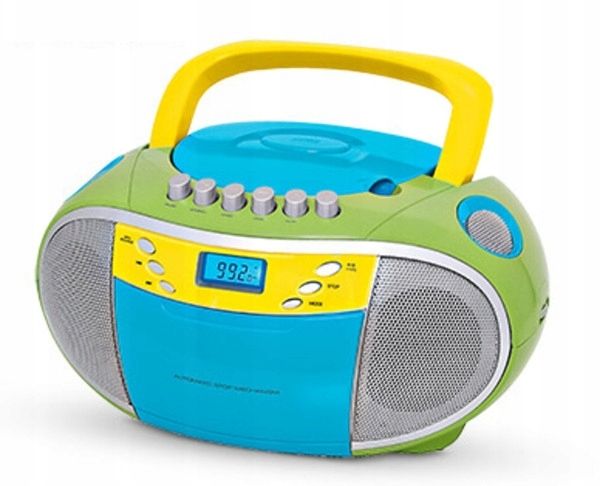 BOOMBOX radio TERRIS CD AUX magnetofon RADIOODTWARZACZ KASETA 3 kolory Model RCA273