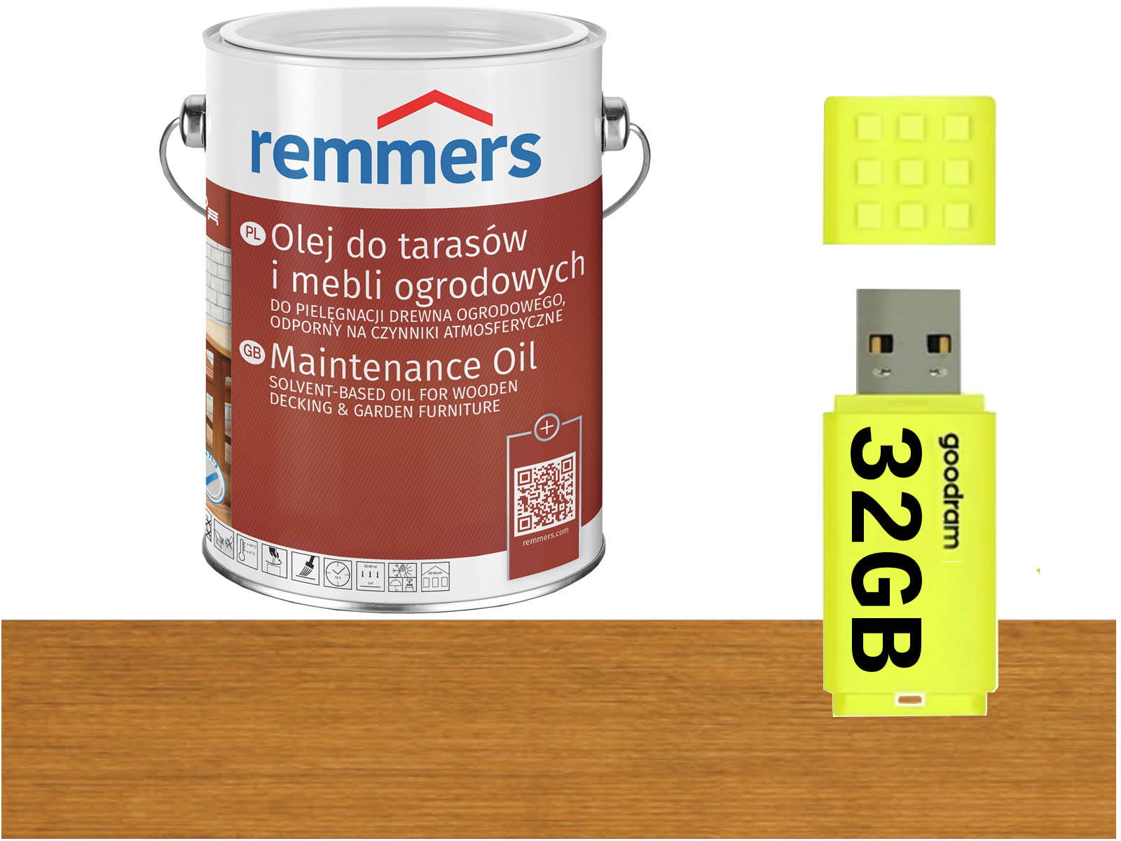 Remmers Pflege-ol olej tarasu 2,5L Dąb Rustykalny