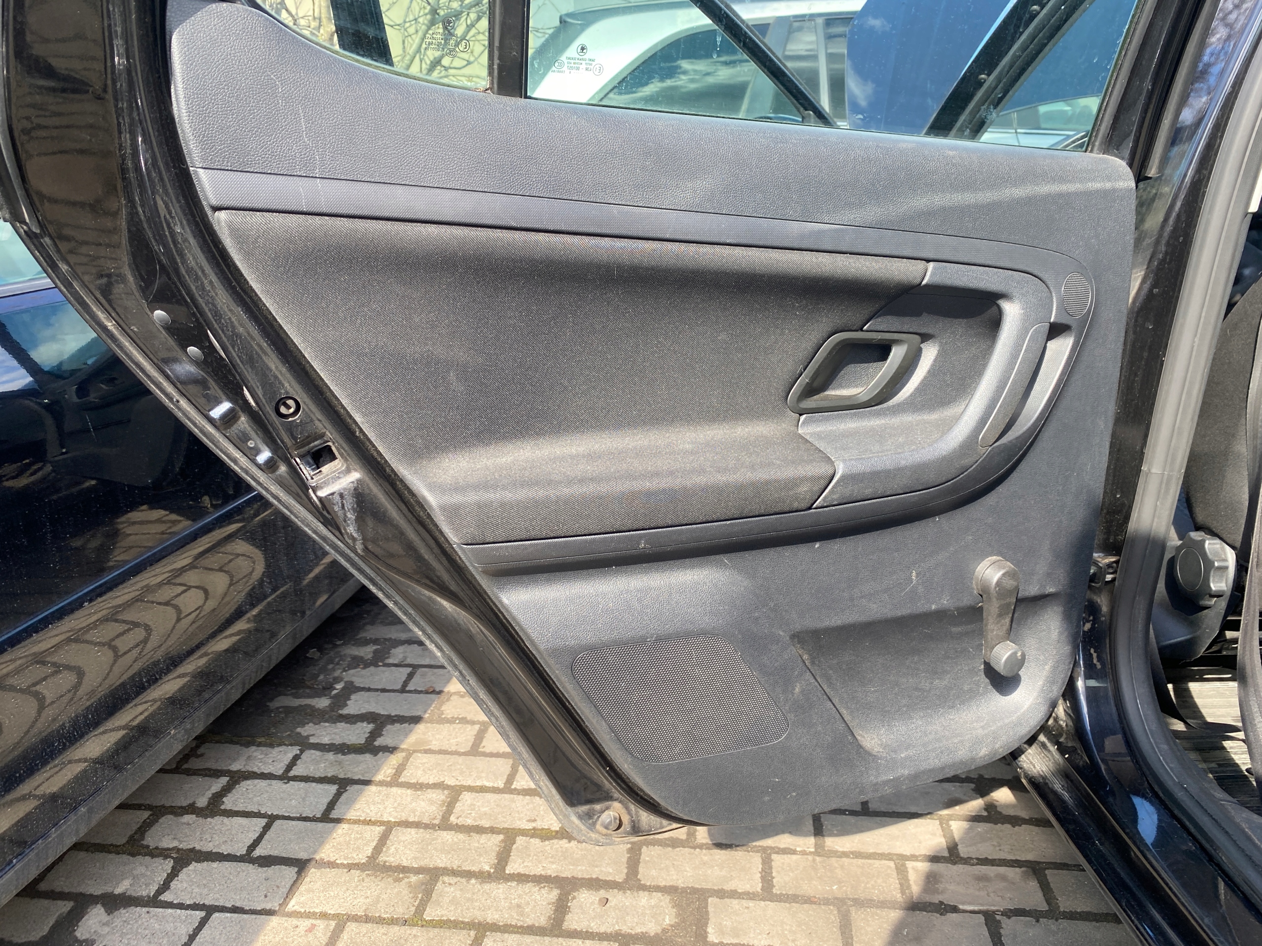 upholstery left side side left rear rear part Skoda Fabia II 2 FL 10-14