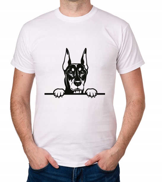 

koszulka Doberman Pies Dog Piesek Psiak prezent