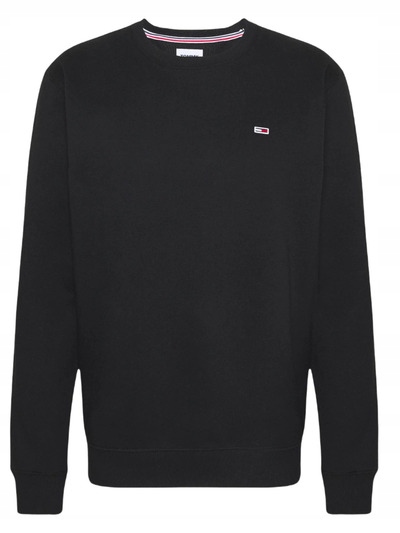 Bluza męska Tommy Jeans czarna L regular fit XIMDM0DM09591 Dbs Black
