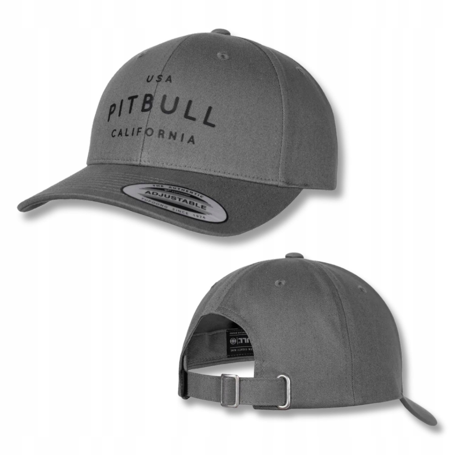 Čepice Snapback Pitbull Čepice s ohnutým kšiltem Usa Cal