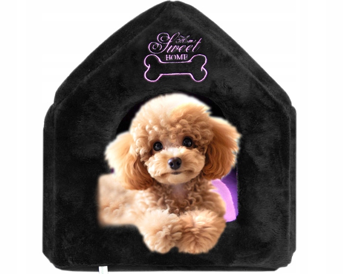 Domeček Bouda pelíšek potah pro psa jorkšíra, maltézáčka, pudla