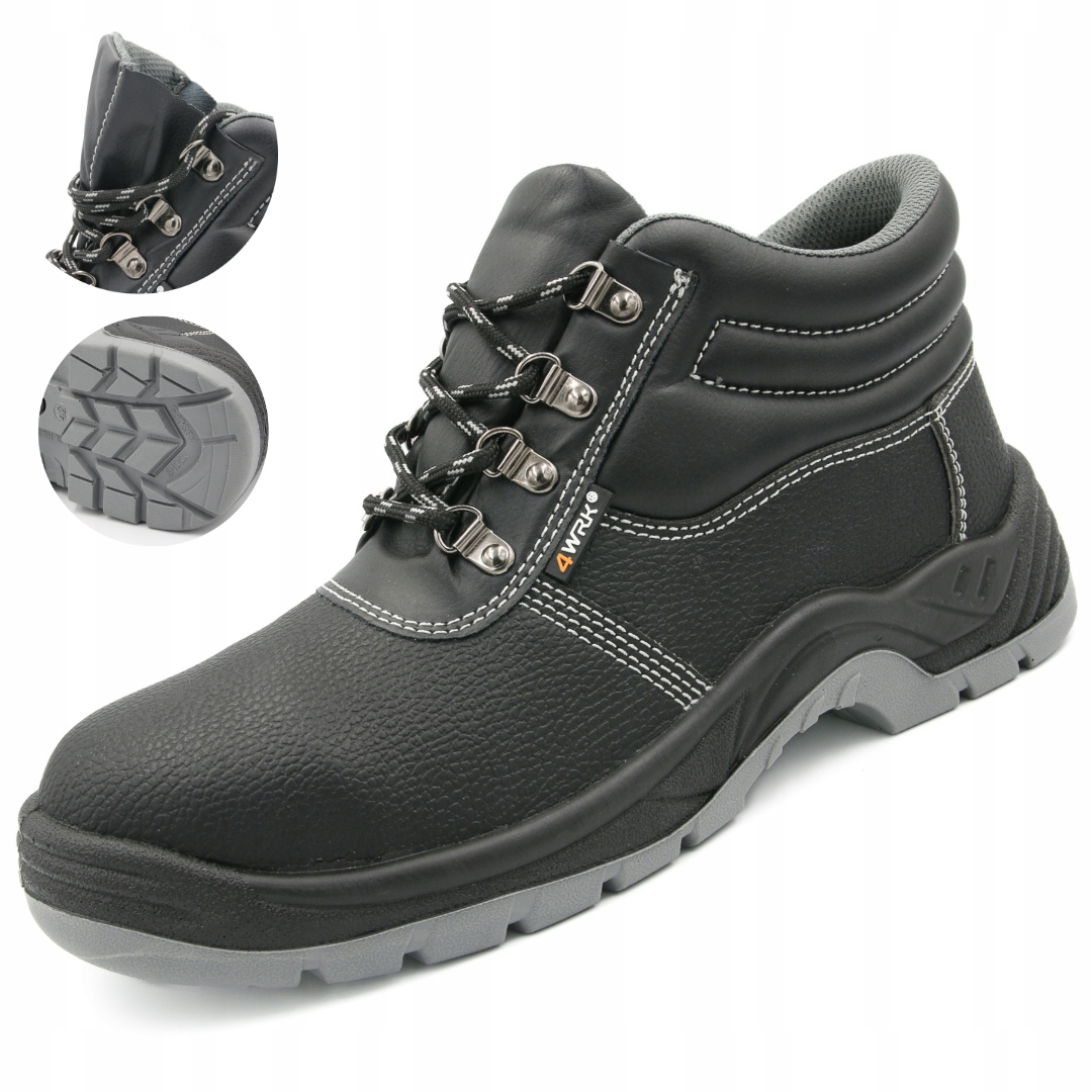 Obuwie robocze trzewiki 4WRK buty ochronne skóra trzewiki robocze algol SB bhp