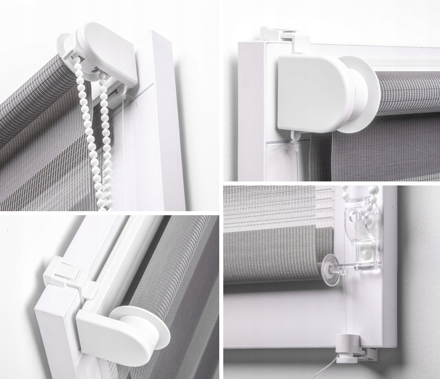 ROLETY DZIEŃ NOC NA WYMIAR BEZINWAZYJNE 75X220 PROWADNICE ŻYŁKOWE BALKON Marka Mardom