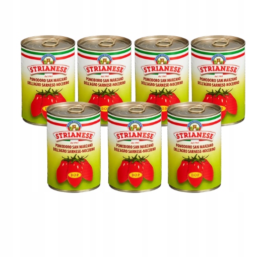 Strianese Pomodoro San Marzano – rajčata San Marzano 400 g x 7 g