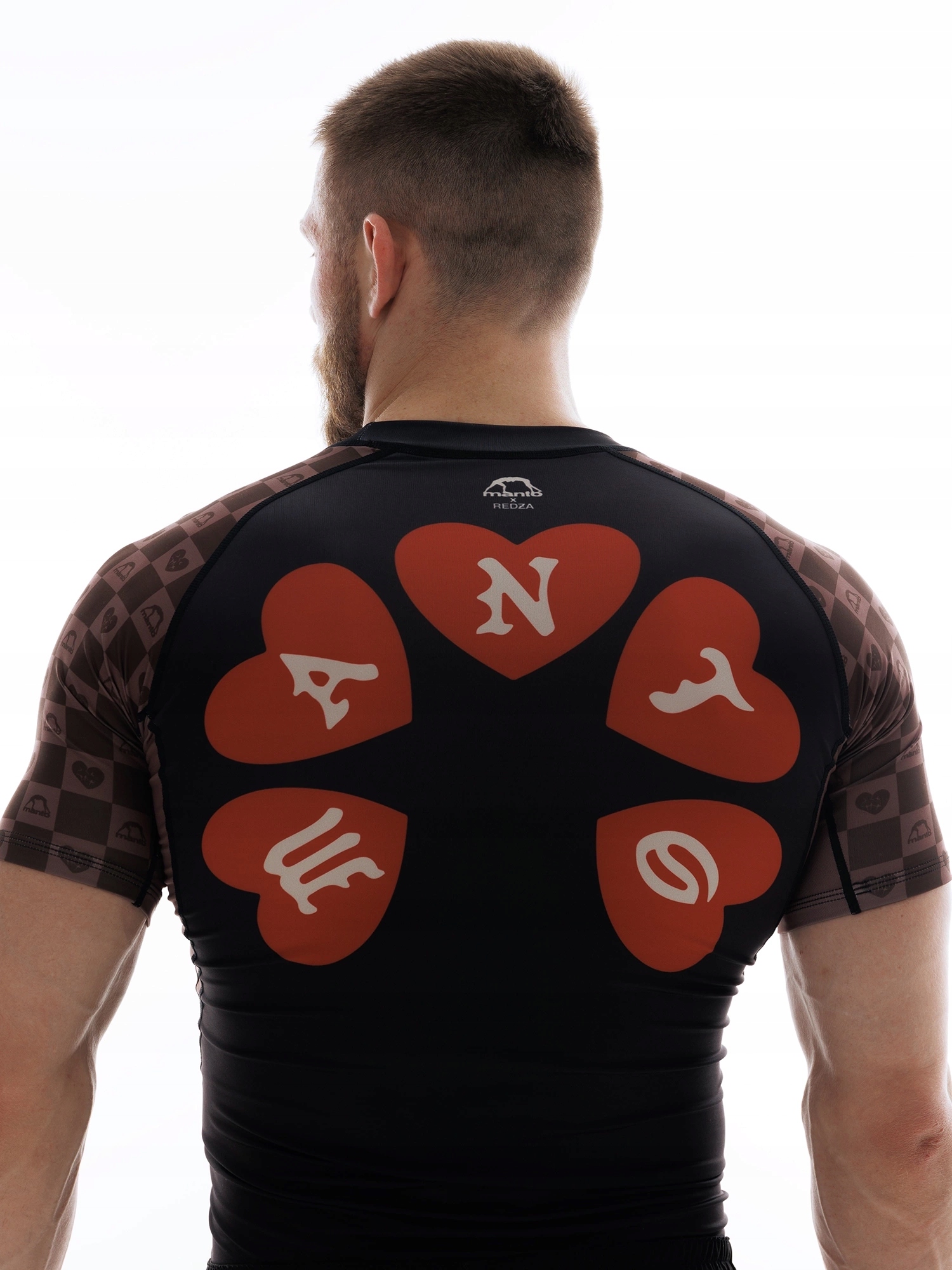 Manto Rashguard Krátký rukáv Tuff Luv Black XL