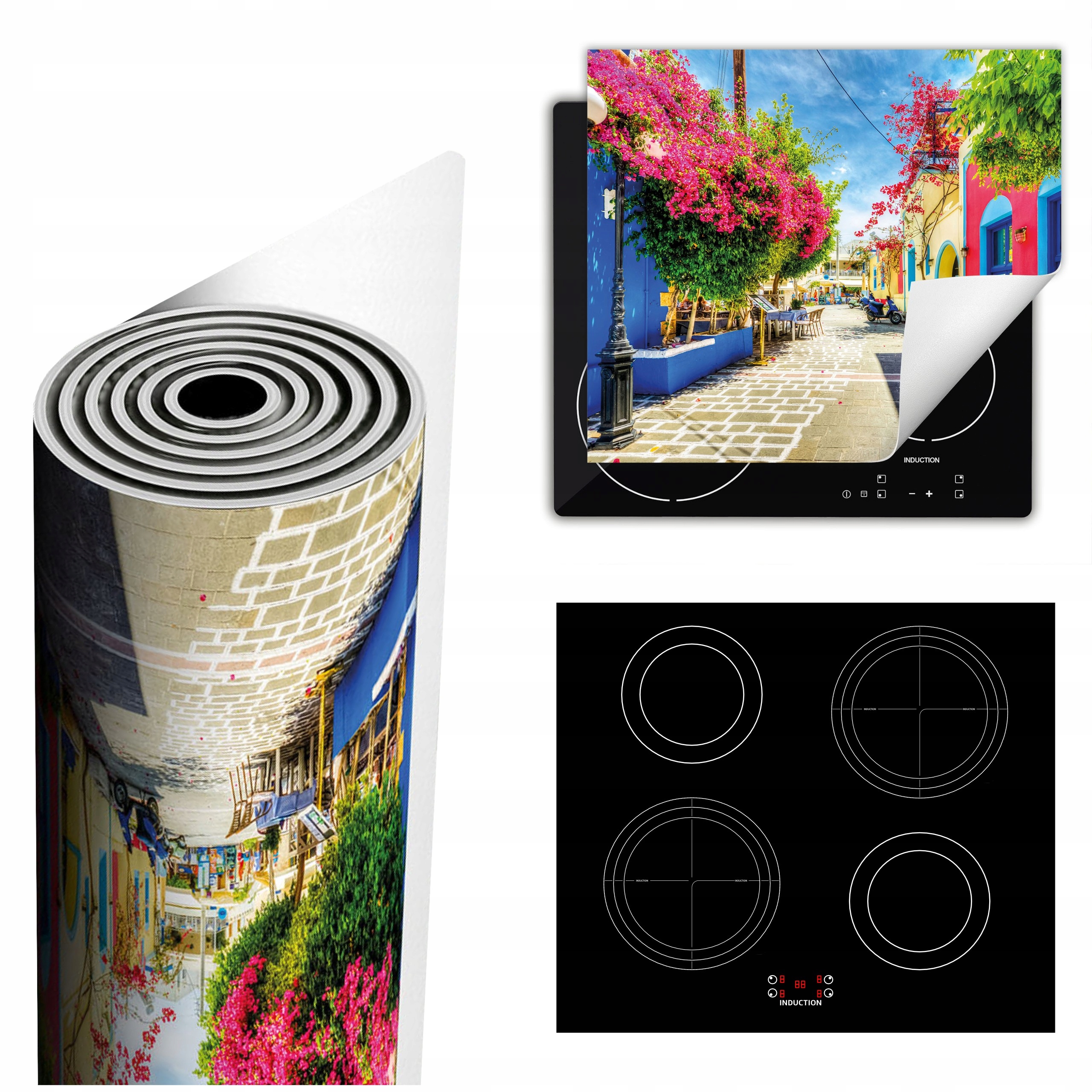 Ochranná Podložka Na Sporák Pro Více Místa 60x52 barevná město