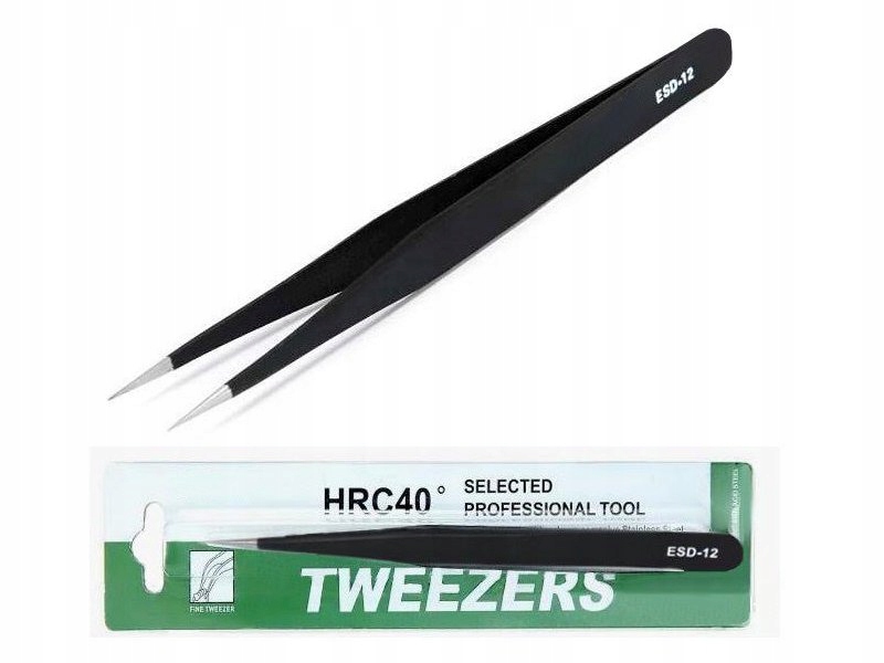 

Pęseta Pinceta Penseta Prosta ESD-12 135mm