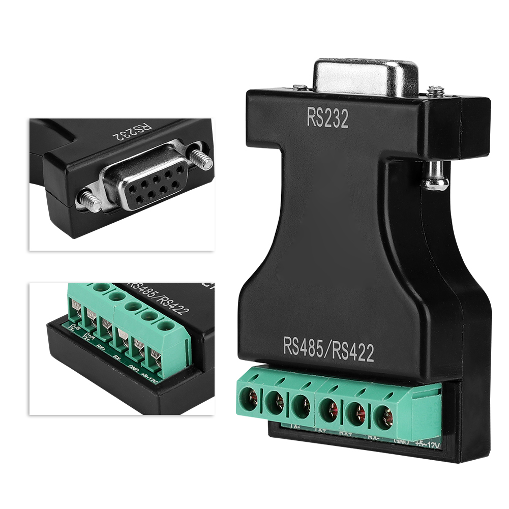 ADAPTER KONWERTER PRZEJŚCIÓWKA RS232 DO RS485/422 PRZECIWPRZEPIĘCIOWĄ