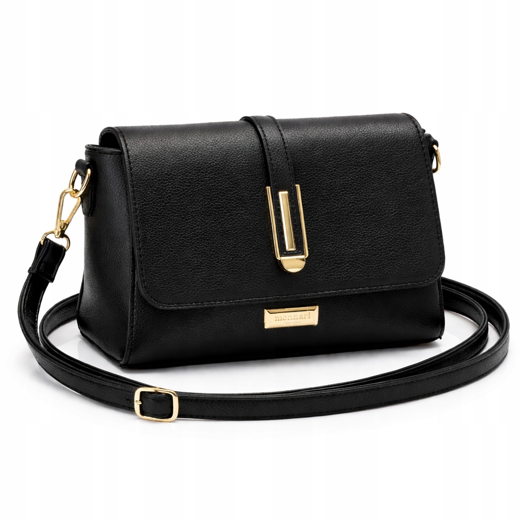 Torebka Damska Monnari Listonoszka Na Ramię Z Klapką Skóra Eko Długi Pasek