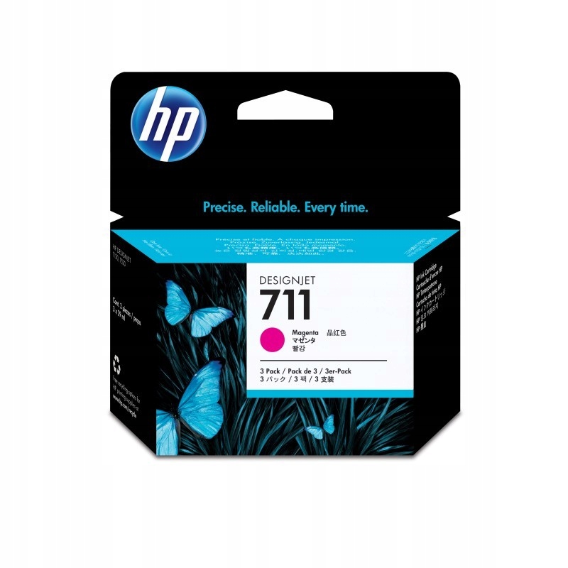 Hp Inc. Tusz 711 29ml Magenta 3-Pack CZ135A