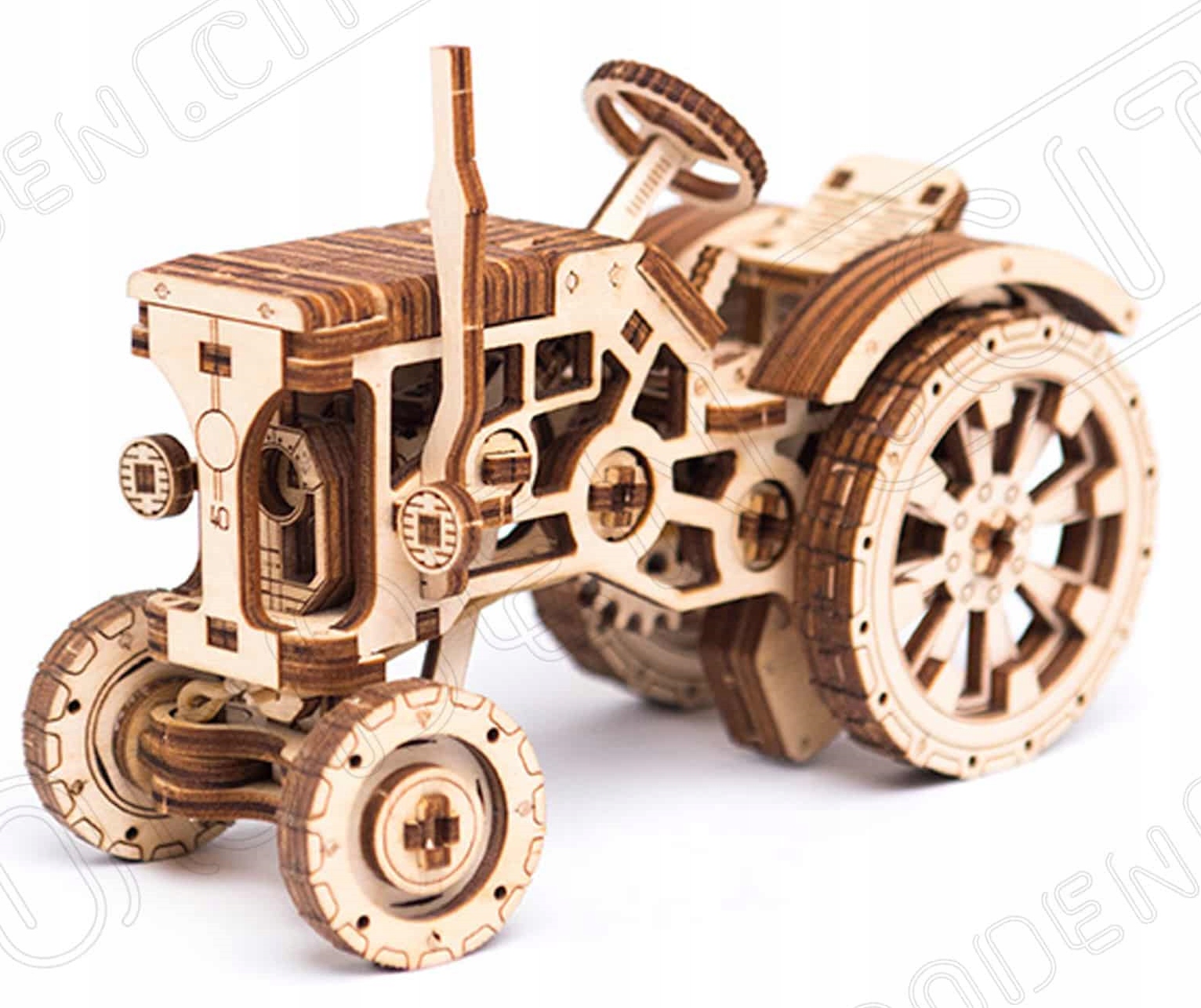 

Wooden City Puzzle 3D Model Mechaniczny Traktor