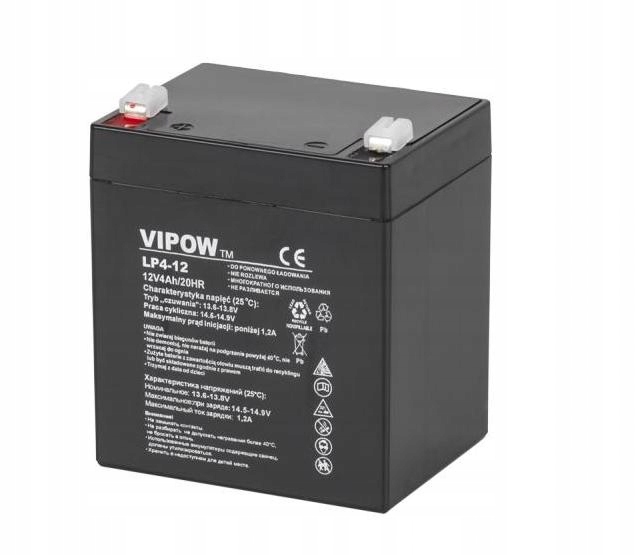 

Akumulator żelowy Vipow 12V 4.0Ah (BAT0210)