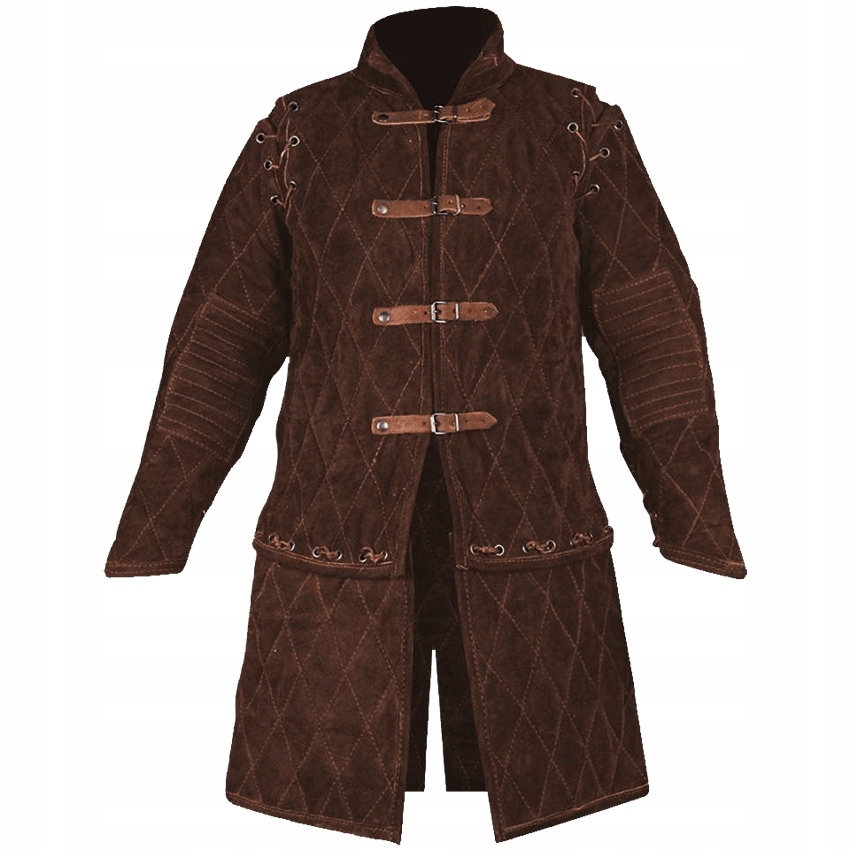 Semišová Sada Prošívacích Artur Hnědá XL Larp