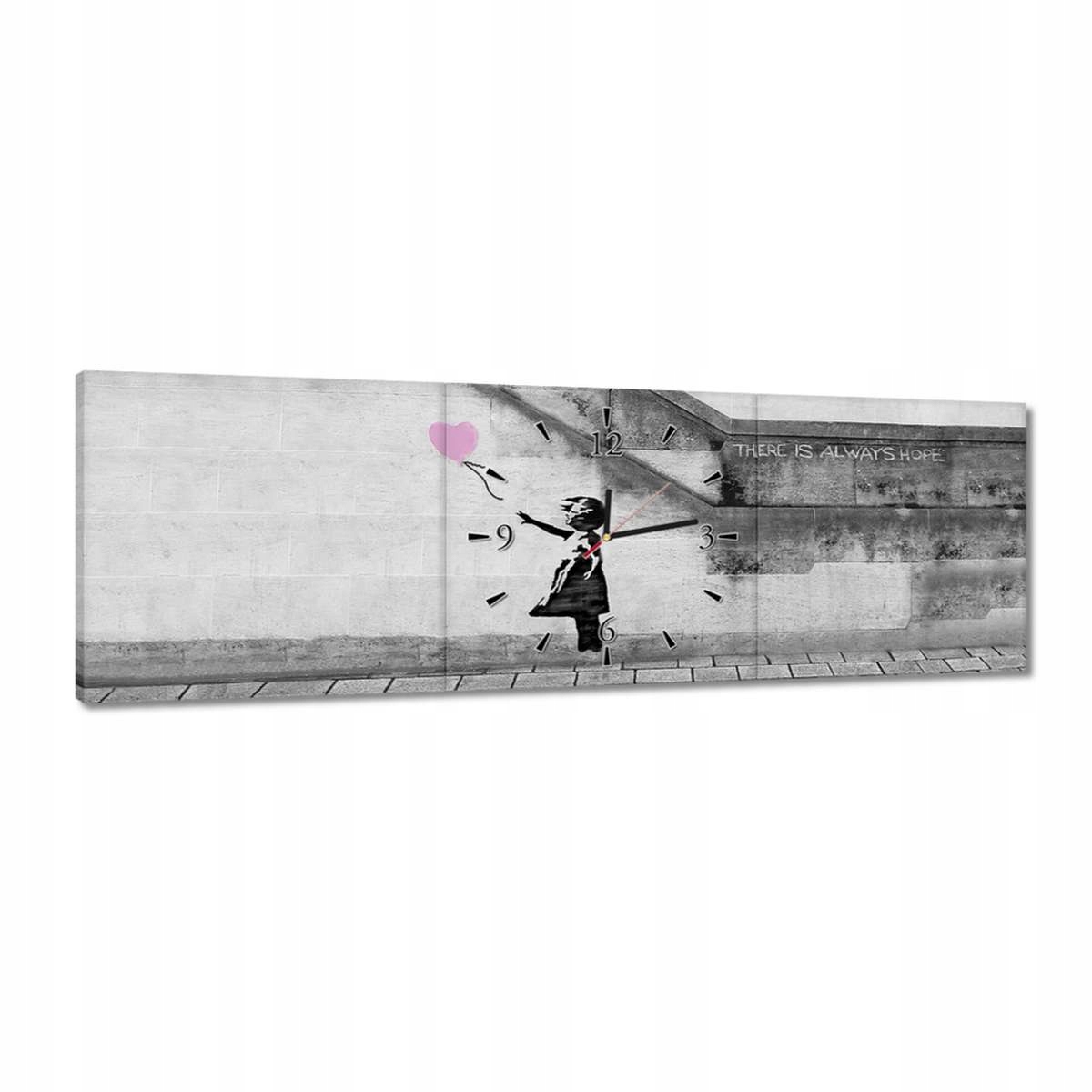 Óra 90x30 Lány lufival