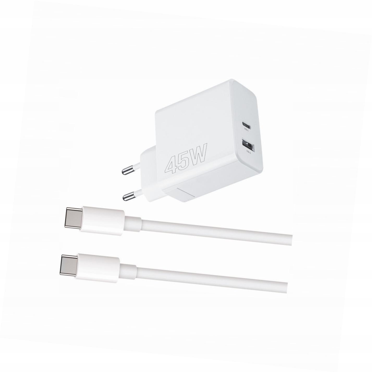 Szybka ładowarka 45W z długim kablem 2m 2 wejścia do Lg K42