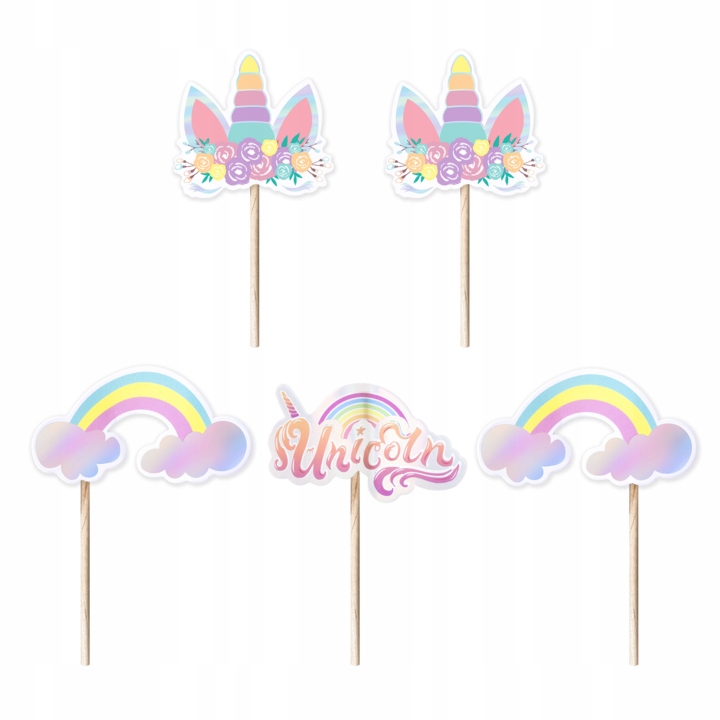 Topper toper na tort jednorożec urodziny