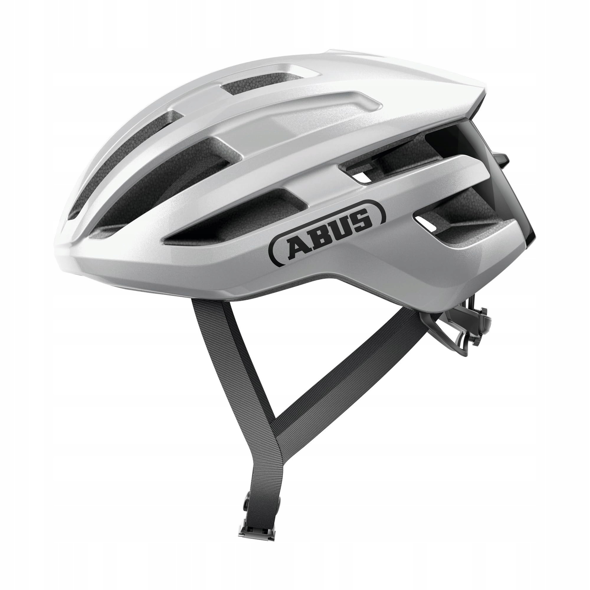 Cyklistická přilba Abus Powerdome Gleam Silver L 57-61 cm