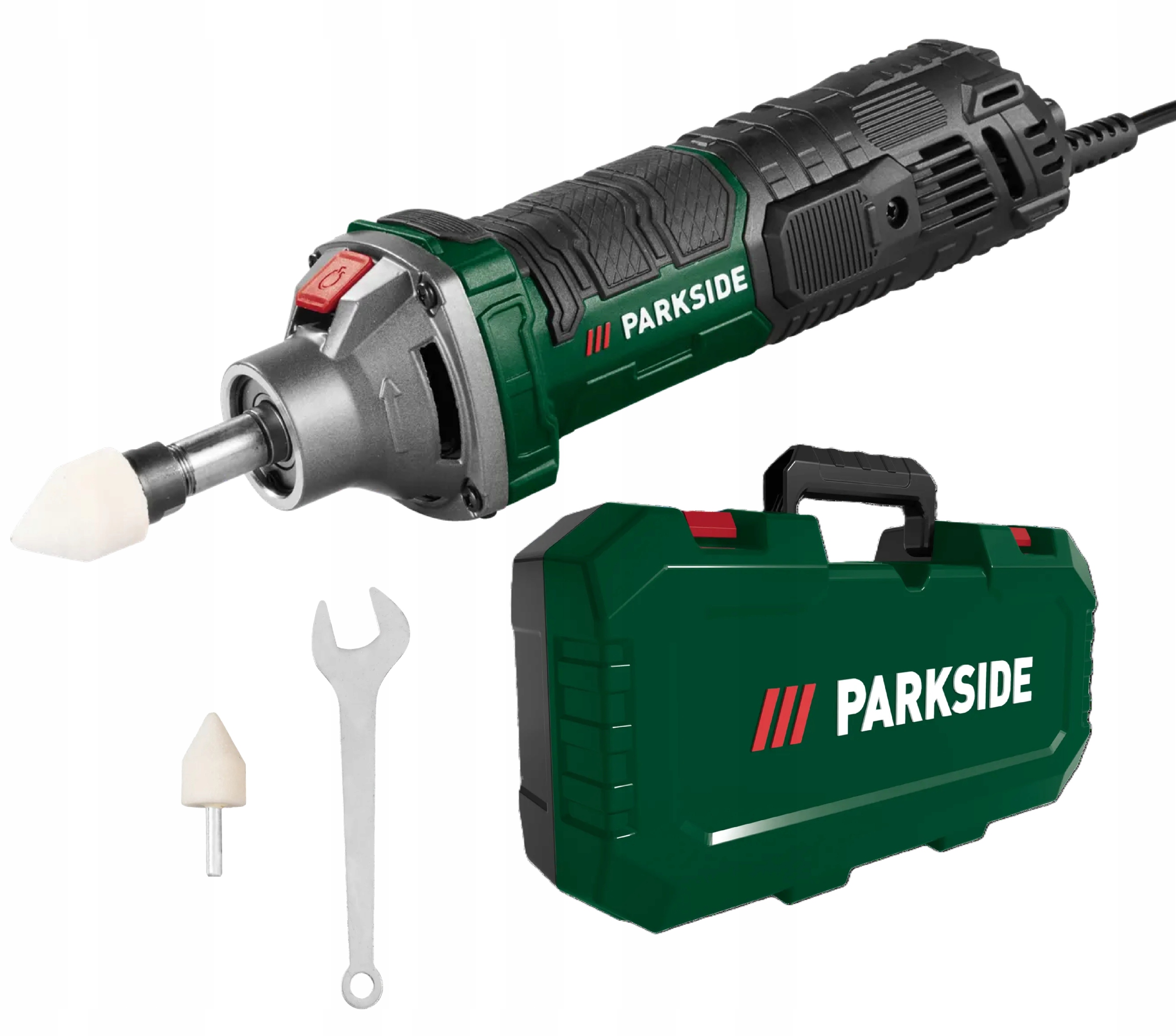 Szlifierka Prosta Wielofunkcyjna czpieniowa 500W Parkside z walizką