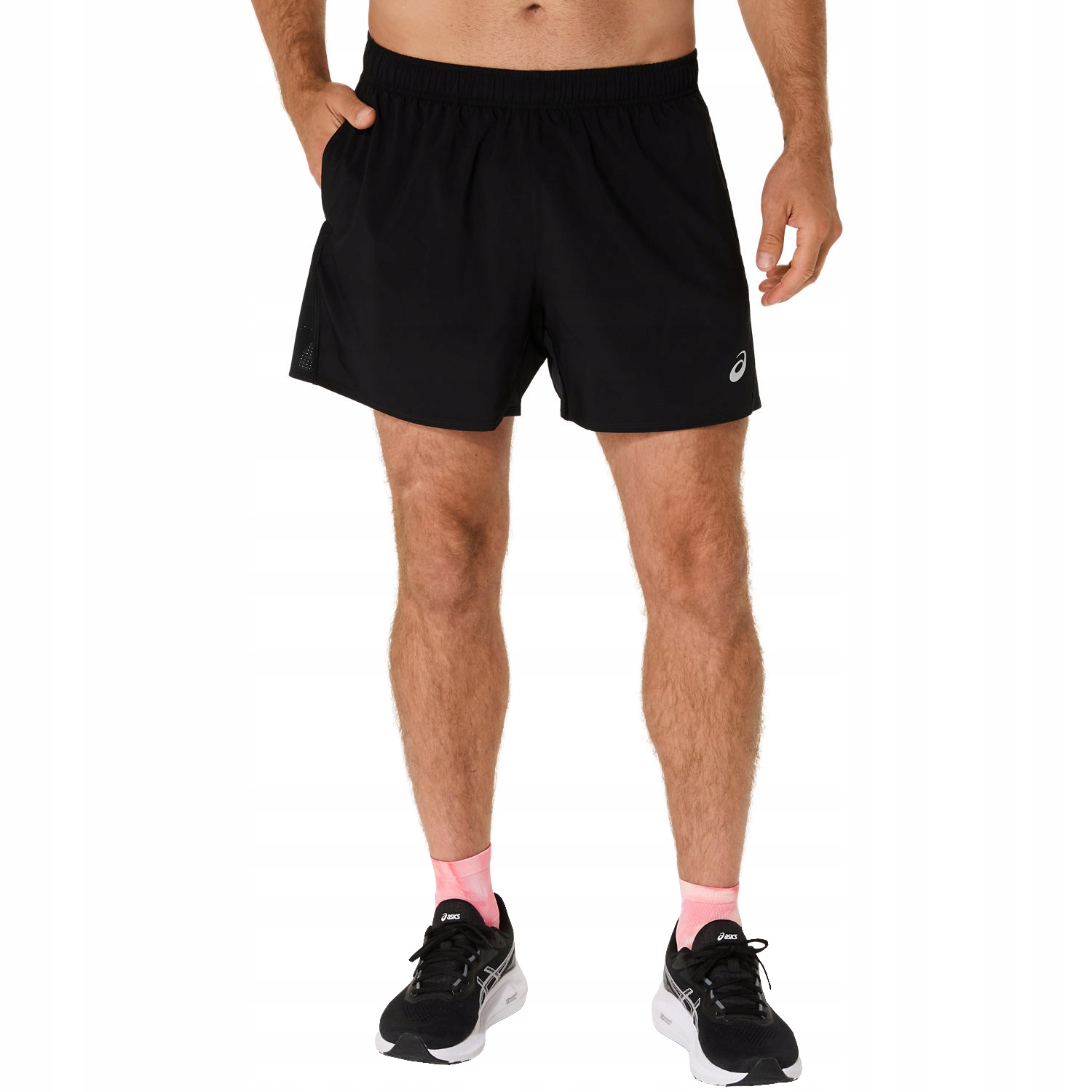 Pánské Polyester Kraťasy Asics Core 5IN Short [L], černé