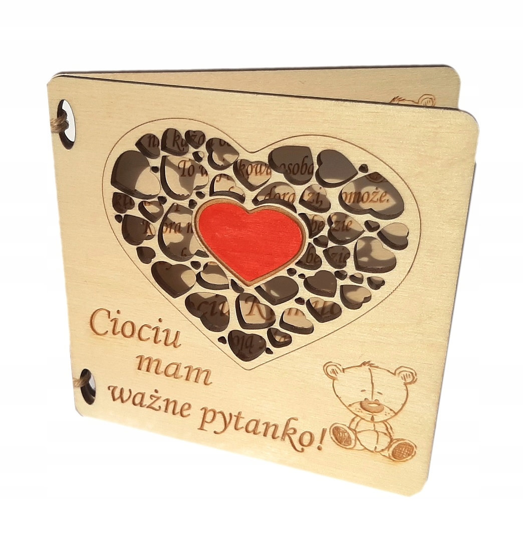 PROŚBA CIOCIU CZY ZOSTANIESZ MOJĄ CHRZESTNĄ