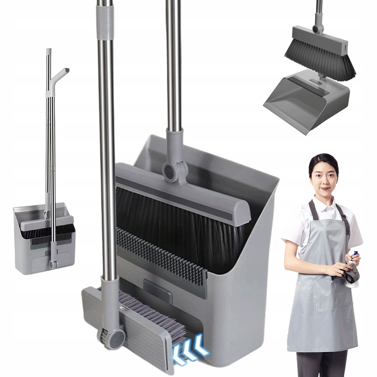 Metla Sada Na Úklid Smetáček Lopatka Myčka Na Okna Skel Leniuch