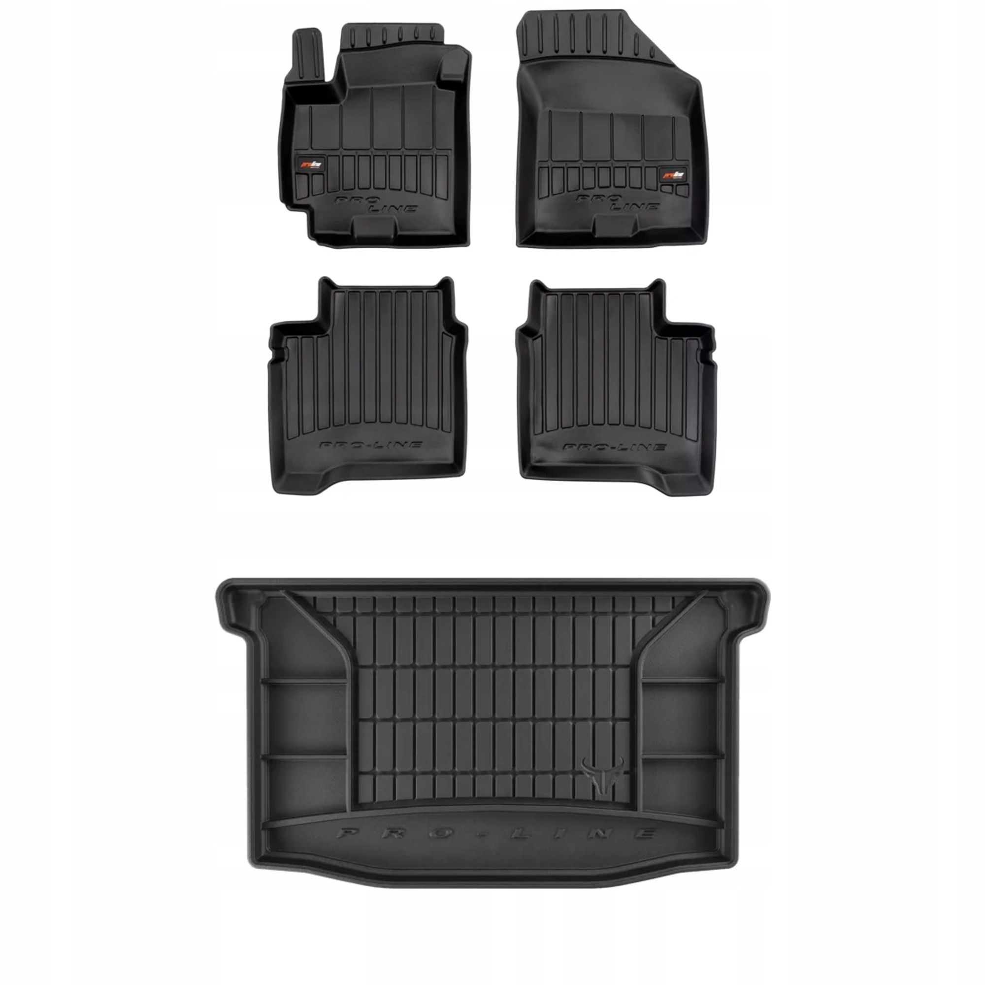 Gumová sada 3D koberčekov a rohoží pre Suzuki Baleno II od roku 2015 Hatchback, horná časť