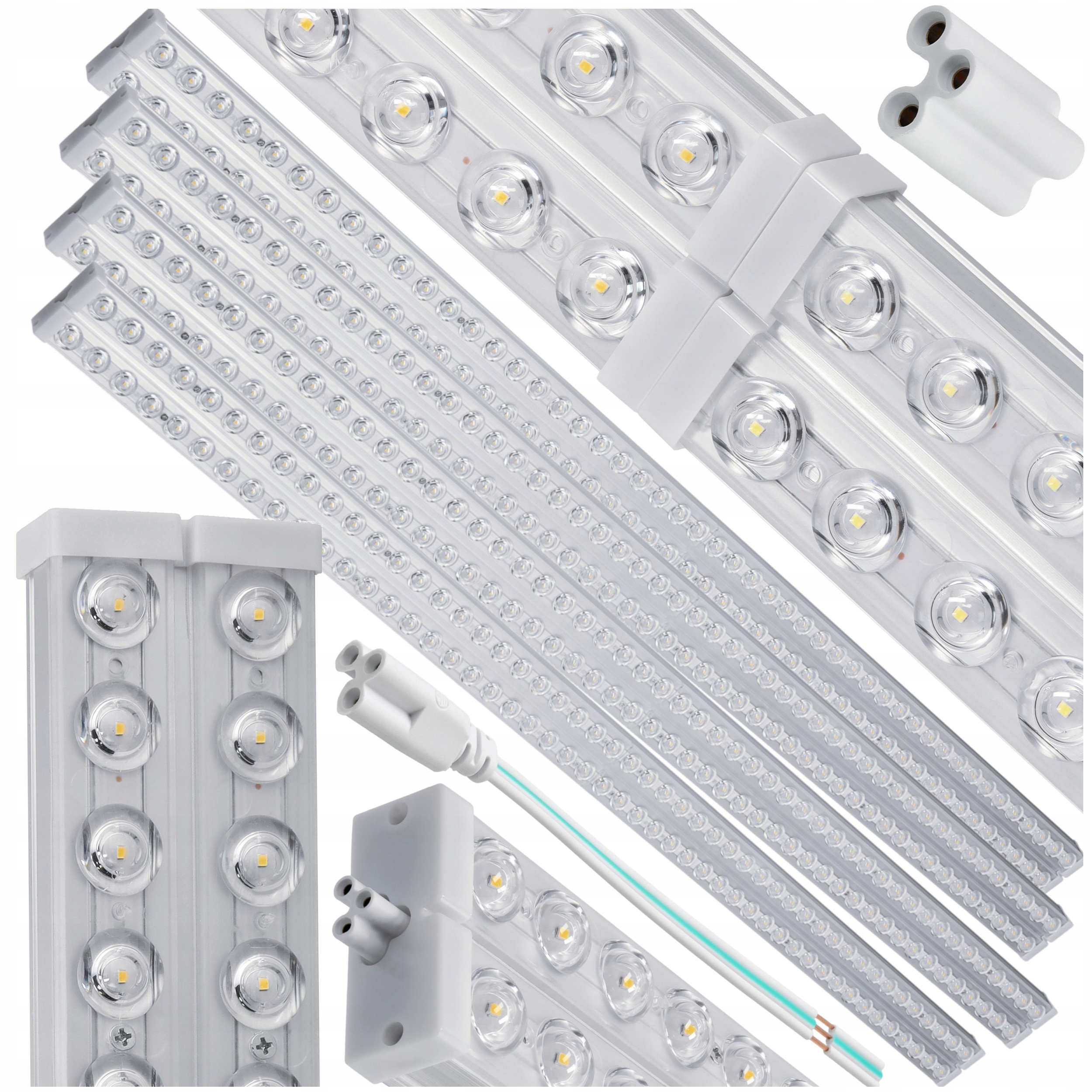 4x Led panel svítidla do garáže pro dílnu 120 cm 72W 7200lm 6000K Silné