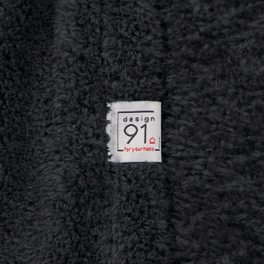 Deka na postel Lori černá 200x220, fleecová, teplá, měkká