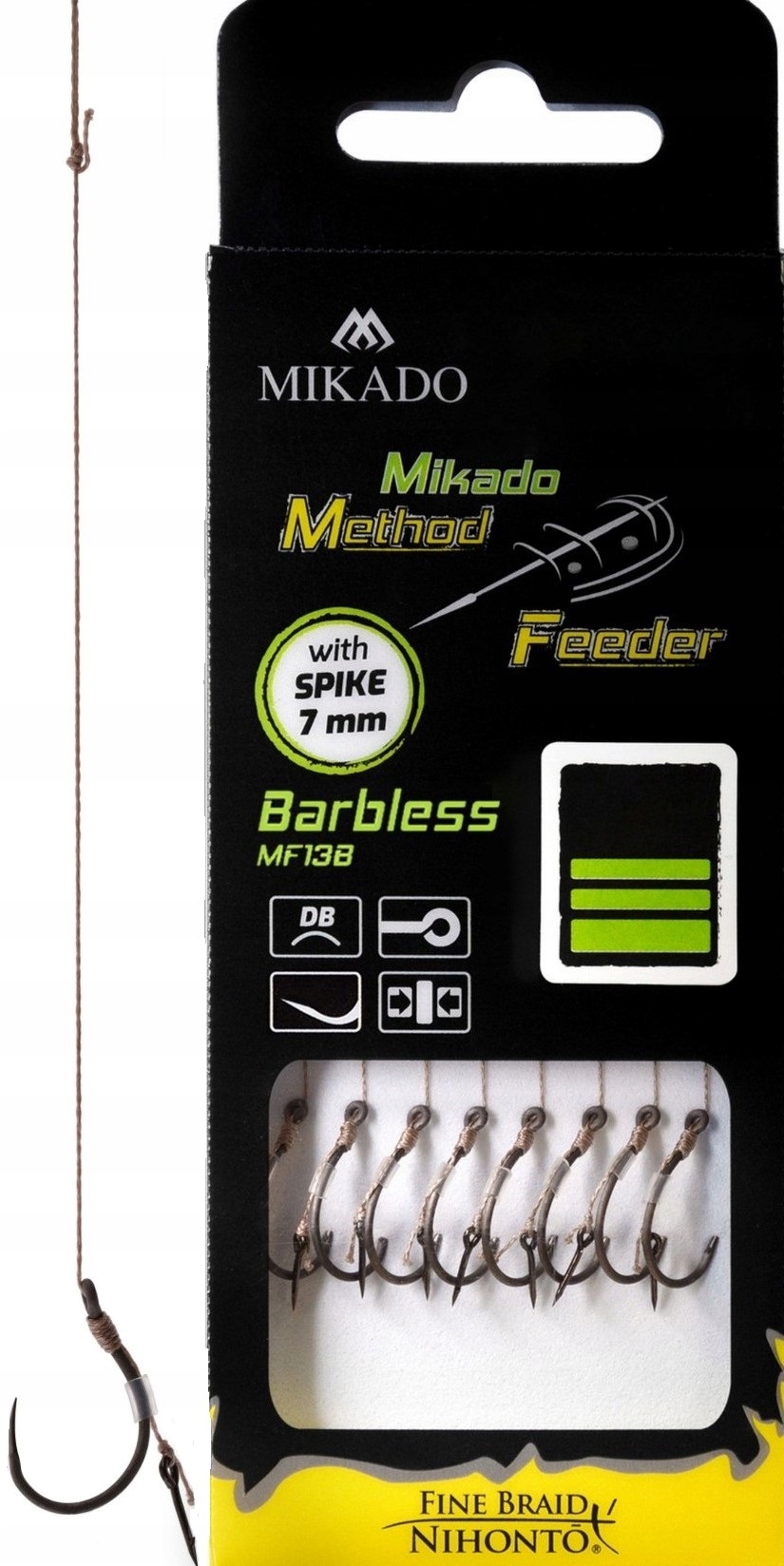 

Haczyki Mikado Method Feeder Przypon Z Igłą 8