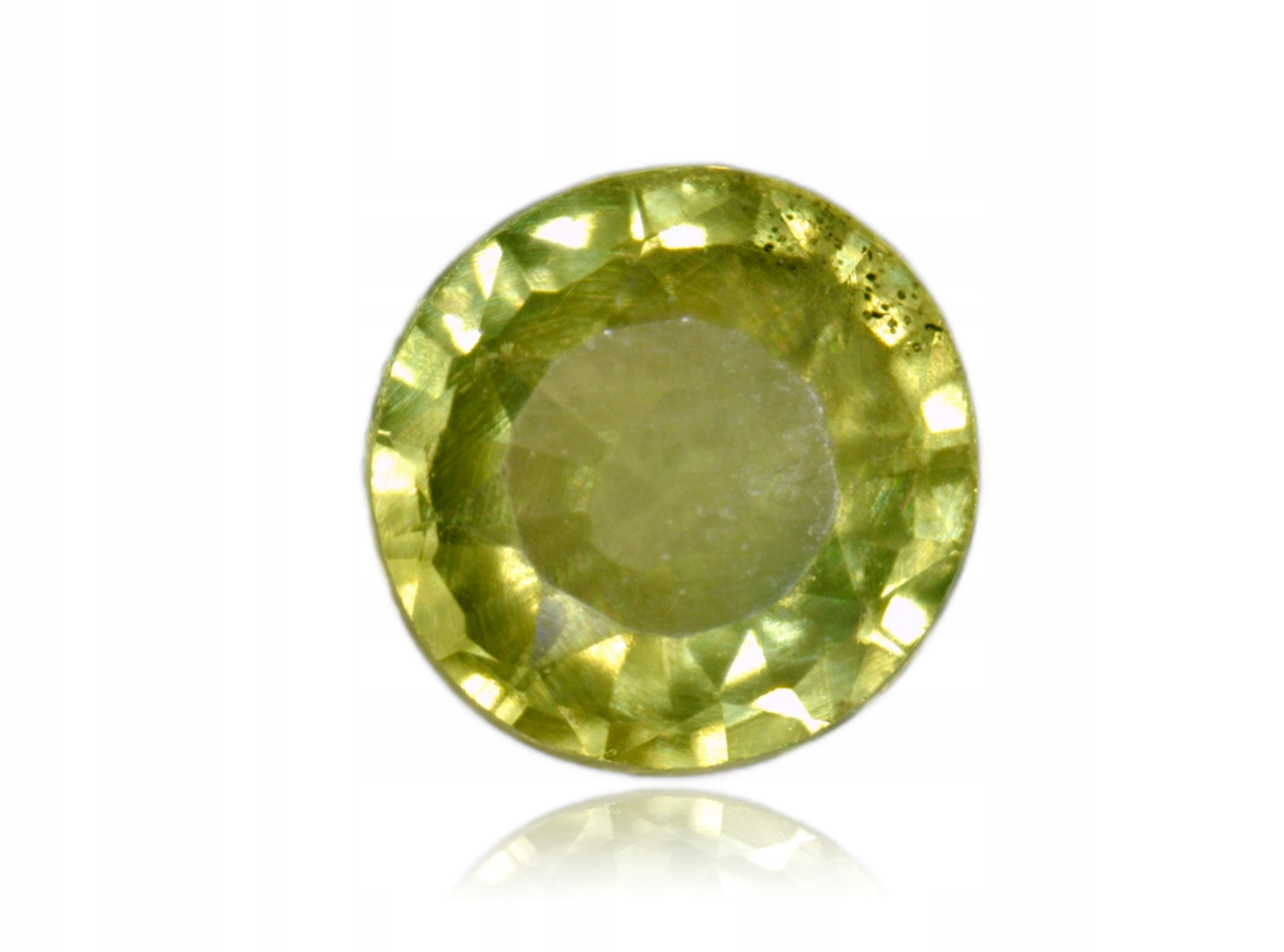 Safír 0.15ct Žlutý Kulatý eCertifikát Wbd