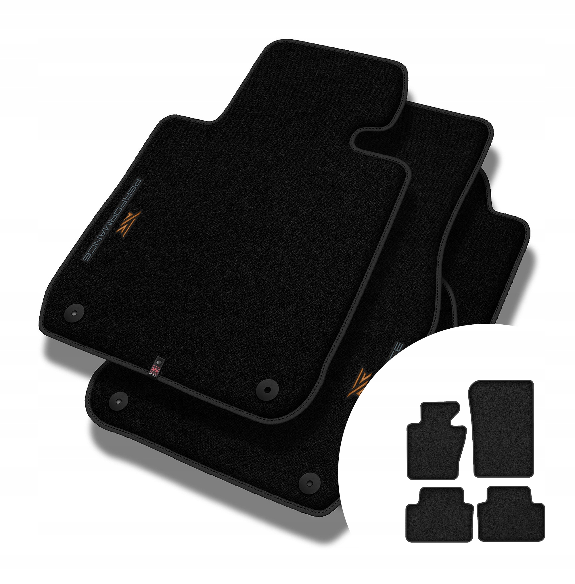 Velúrové koberčeky Performance Premium pre Bmw X3 E83 2003-2010
