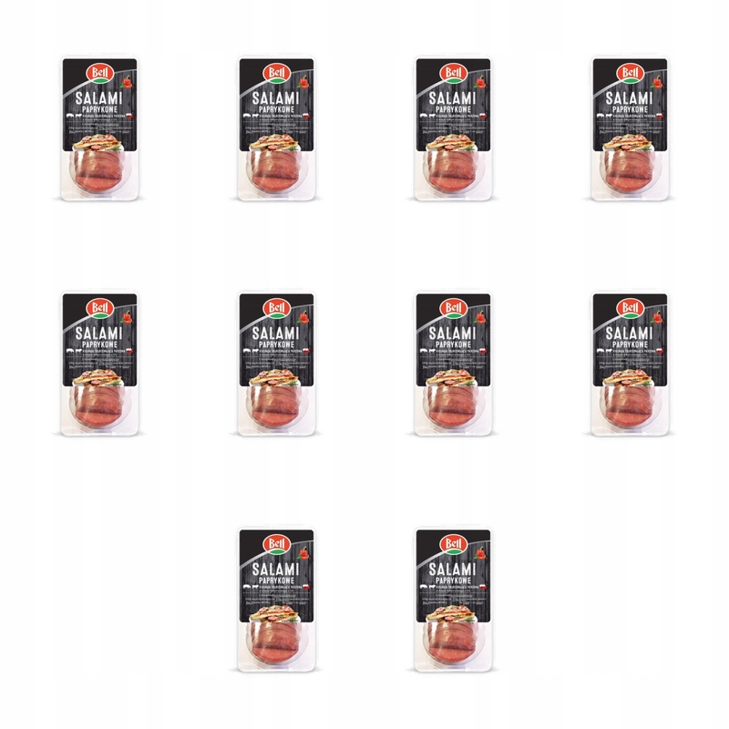 Salami paprikové plátky 300 g Bell X10