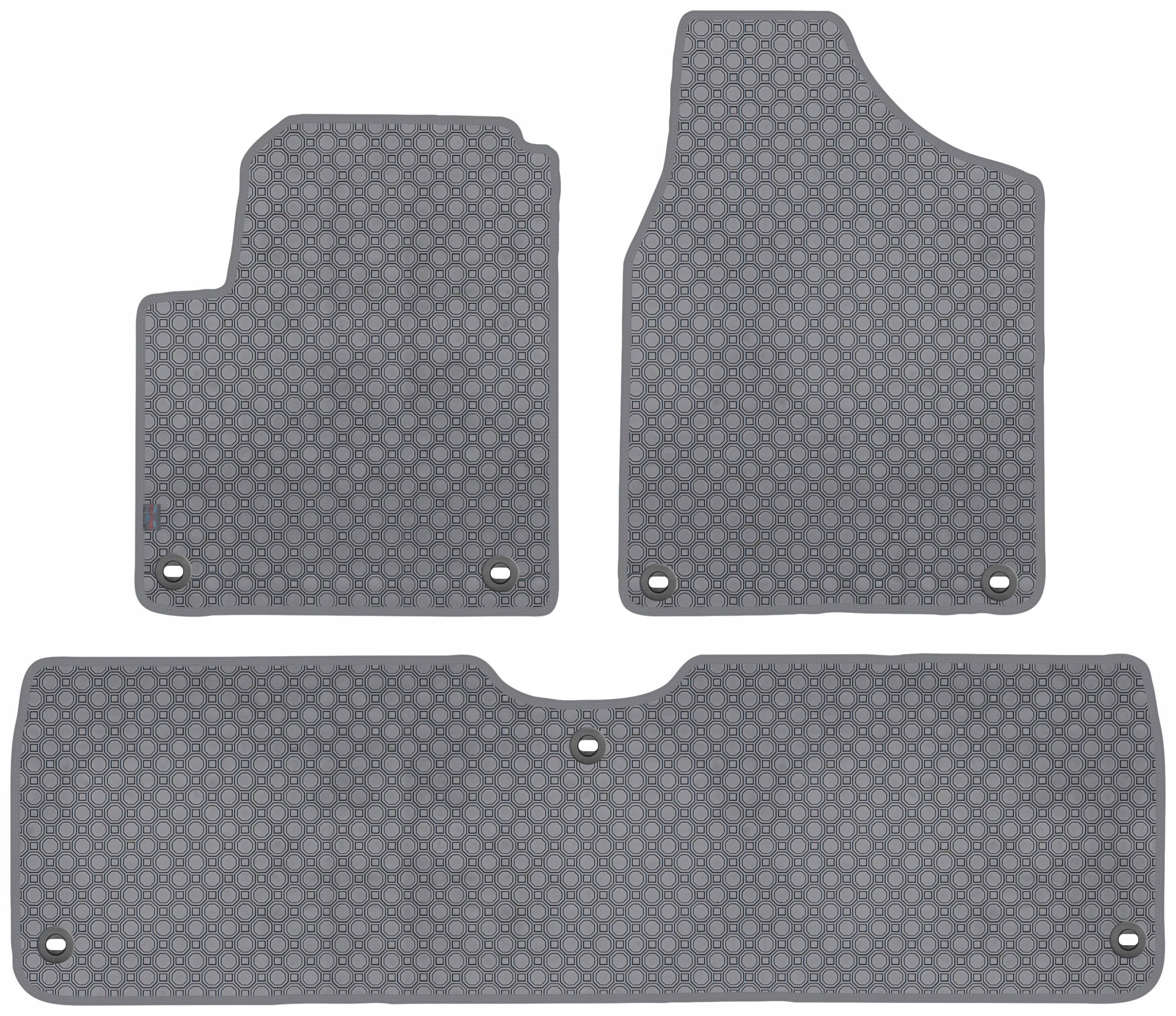 Ford Galaxy I 5os 1995-2006 Koberce guma Šedá