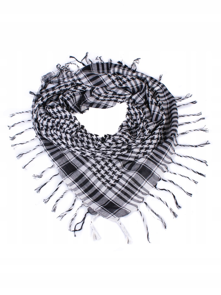 ARAFATKA STYLOWA czarno-biała WIELOFUNKCYJNA