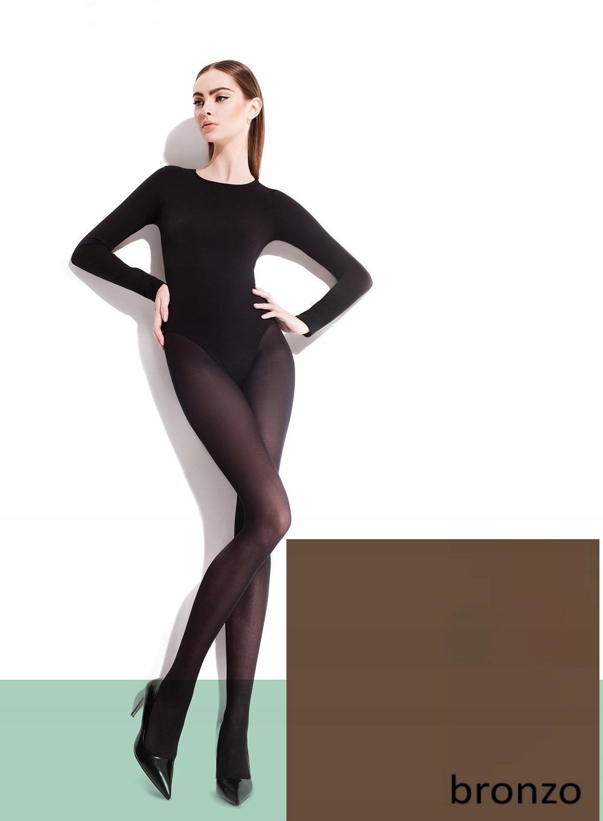 

Rajstopy r 2 micro Paula 40 den Fiore bronzo