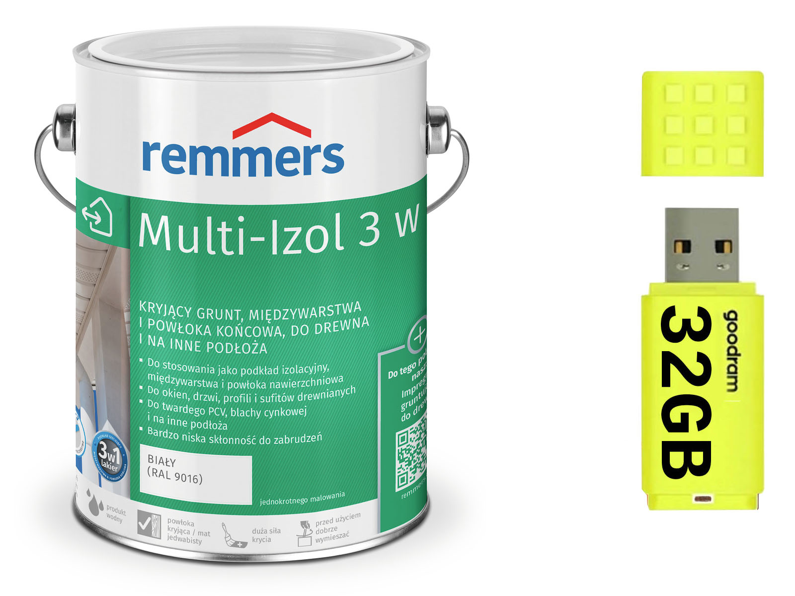 Remmers Vnější bílý lak na dřevo wew 0,75