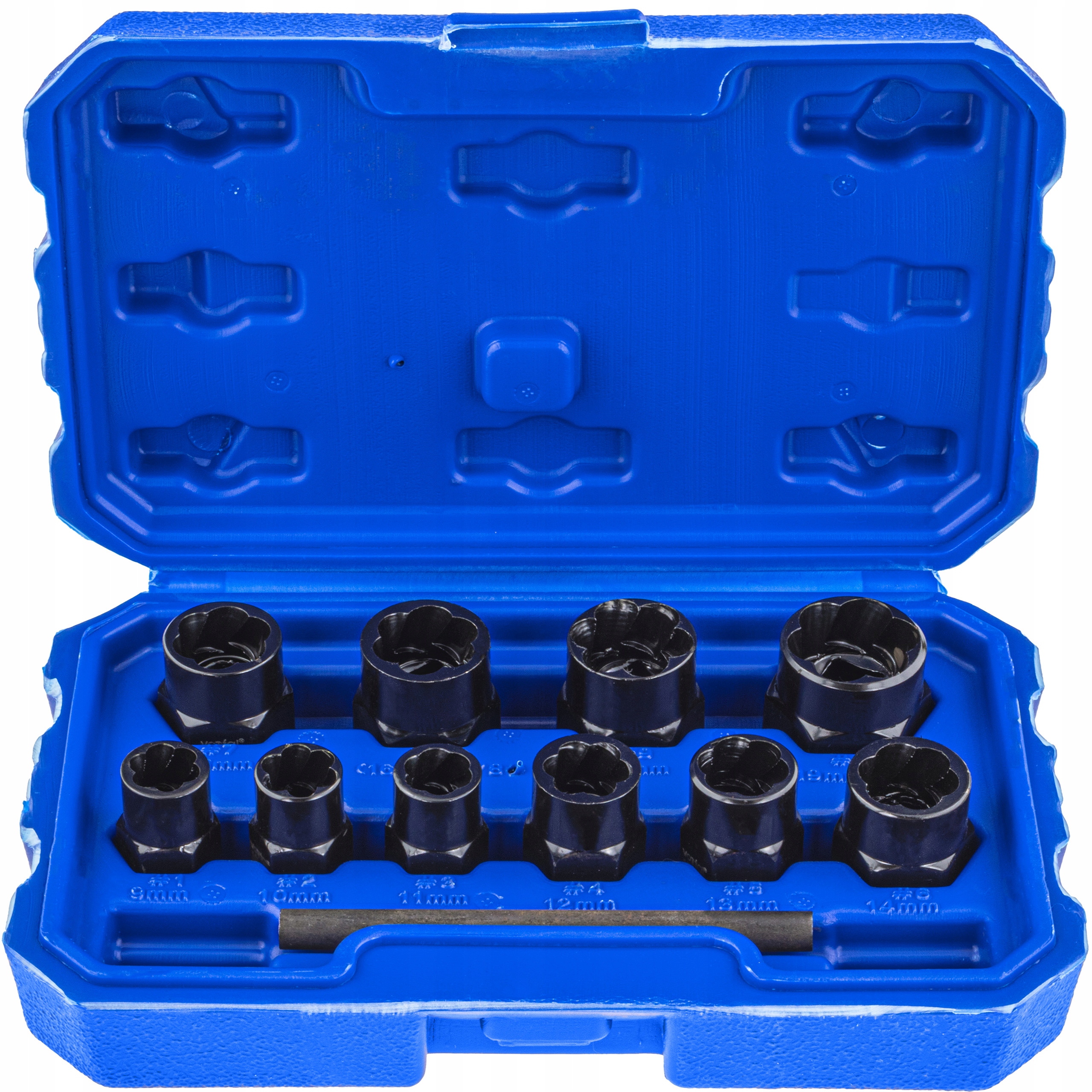 Nasadki Do Uszkodzonych Obrobionych Śrub Nakrętek Długie 11 El.