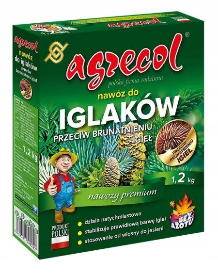 

Nawóz do iglaków Hortifoska 1,2kg Agrecol do igieł
