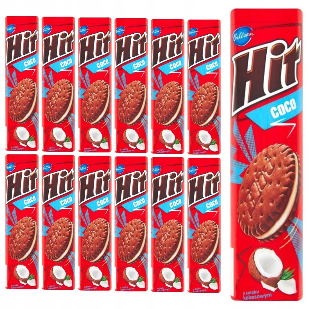 Levně Sušenky s kokosovou příchutí 220 g x 12 kusů