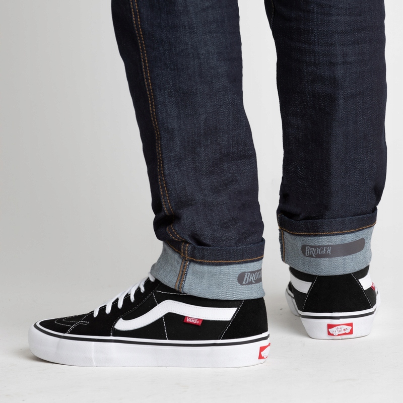 Spodnie jeansowe BROGER California Raw Navy W30L32 Model CALIFORNIA