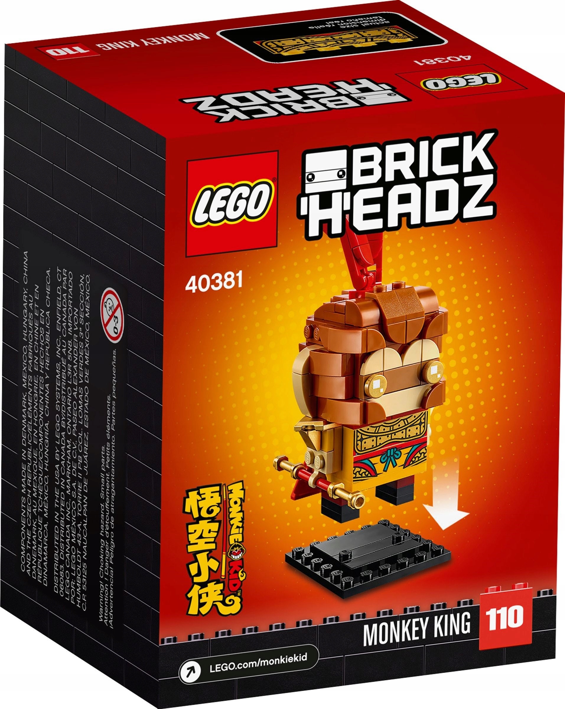 Lego BrickHeadz 40381 Opičí král Monkey King Novinka