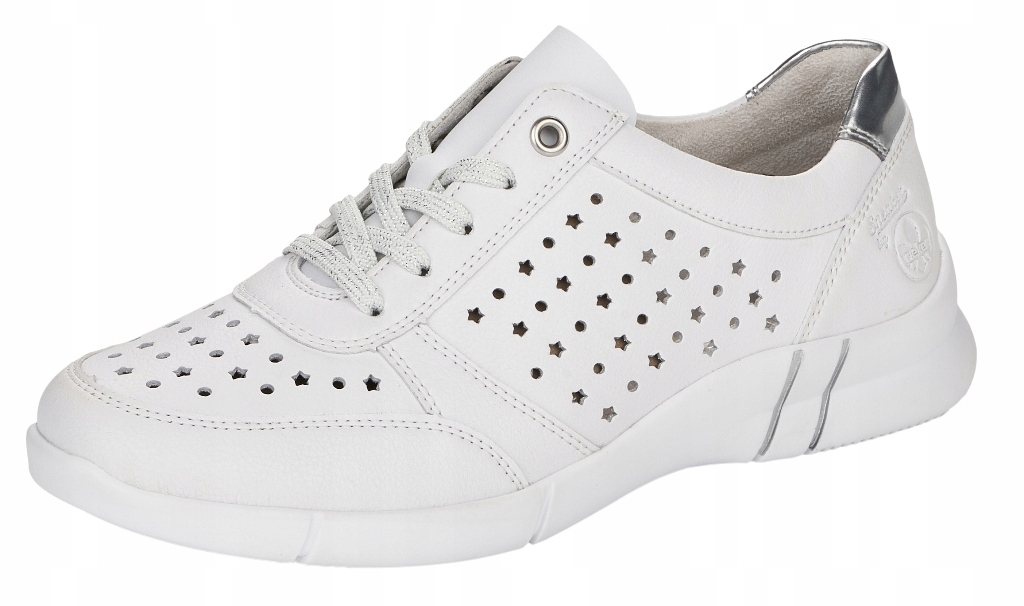 

Rieker N2151-80 40 białe półbuty trampki sneakersy