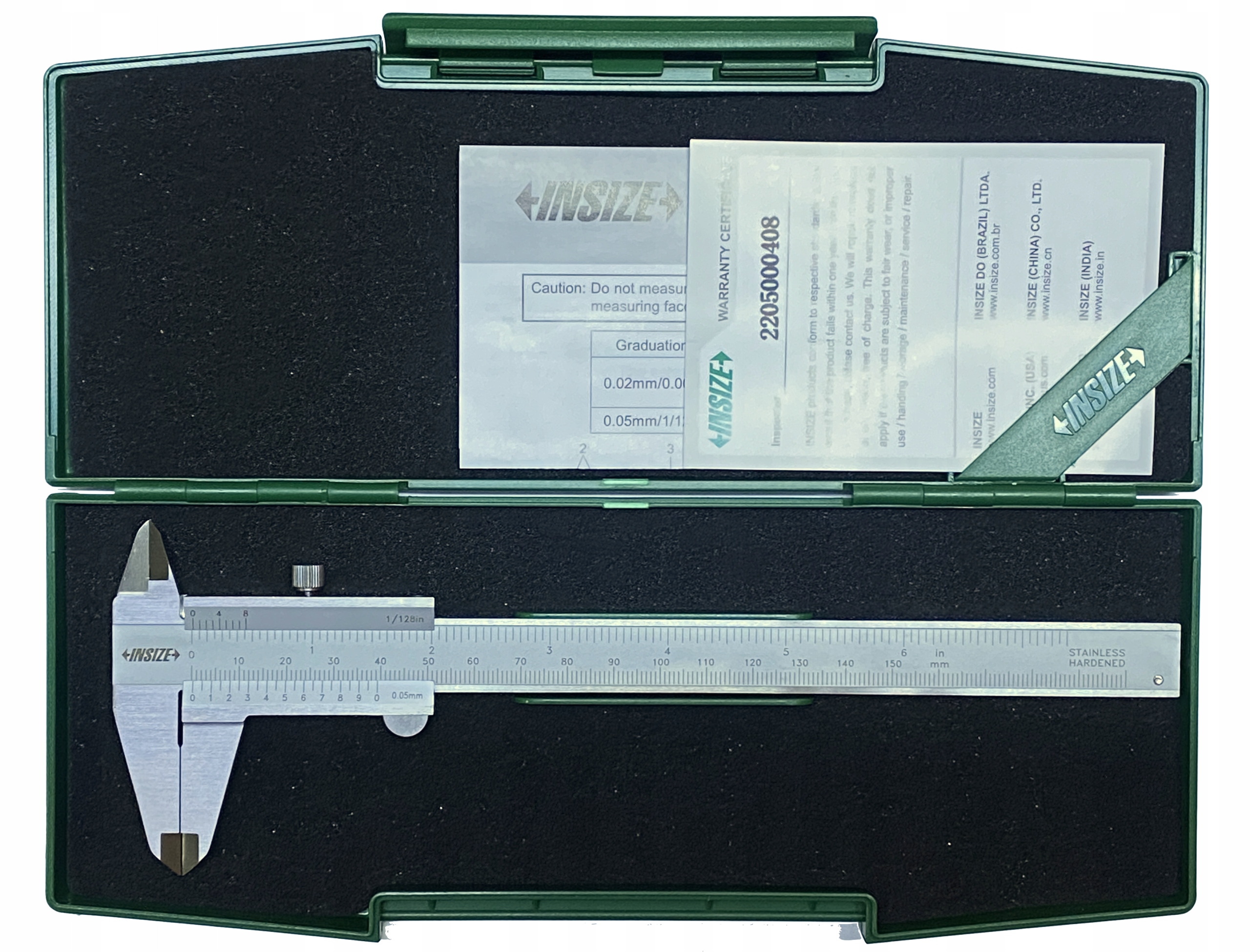 SUWMIARKA ANALOGOWA 150 MM INSIZE SUPER JAKOŚĆ Maksymalny zakres pomiaru 150 mm